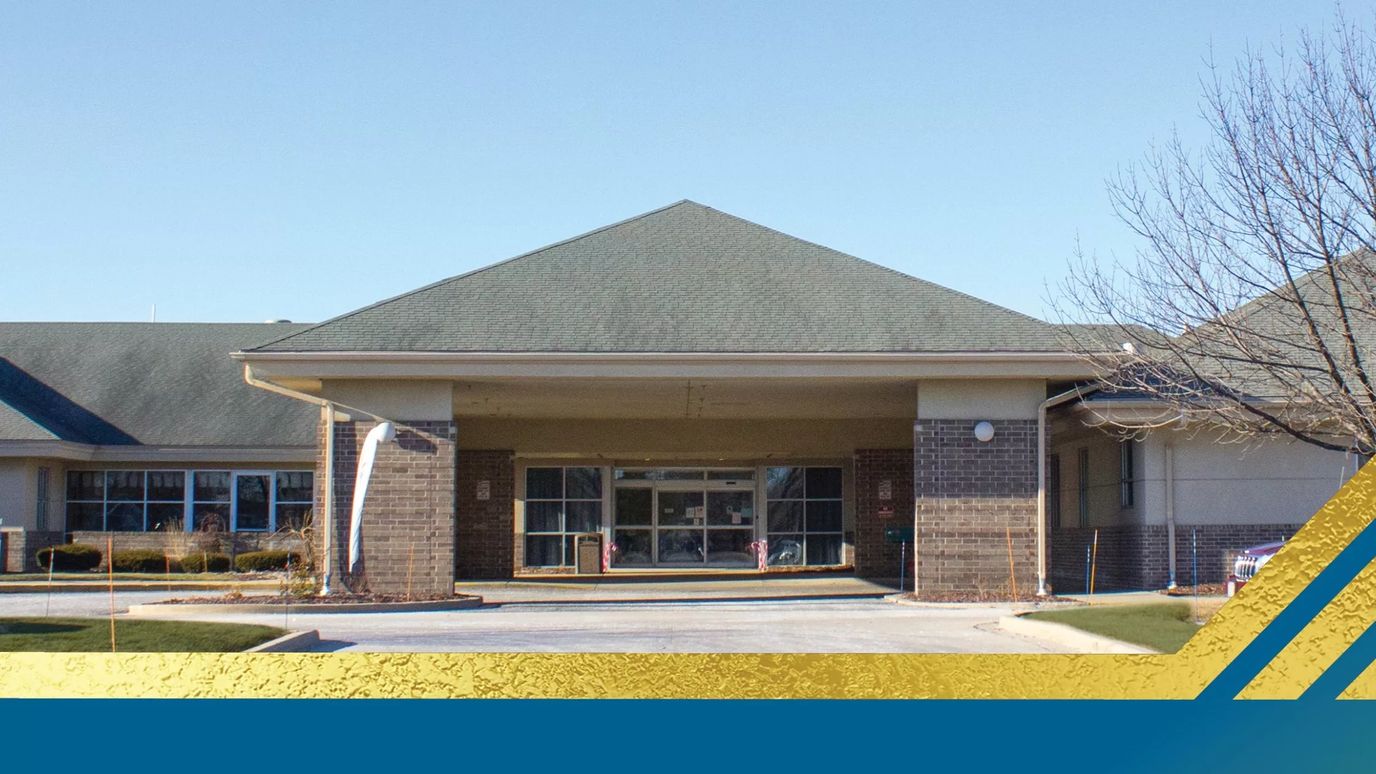 Exterior view of Heritage Square Health Care Center building
