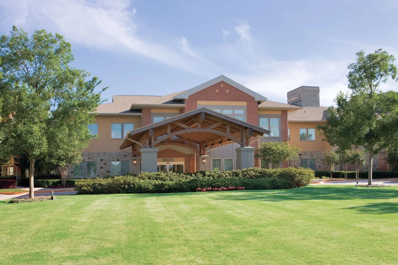 Exterior view of Highland Springs Senior Living facility