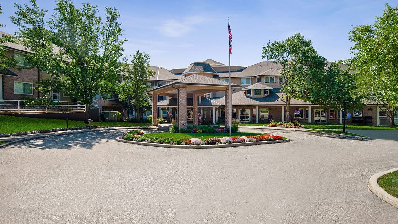Exterior view of Holiday Beaverdale Estates entrance