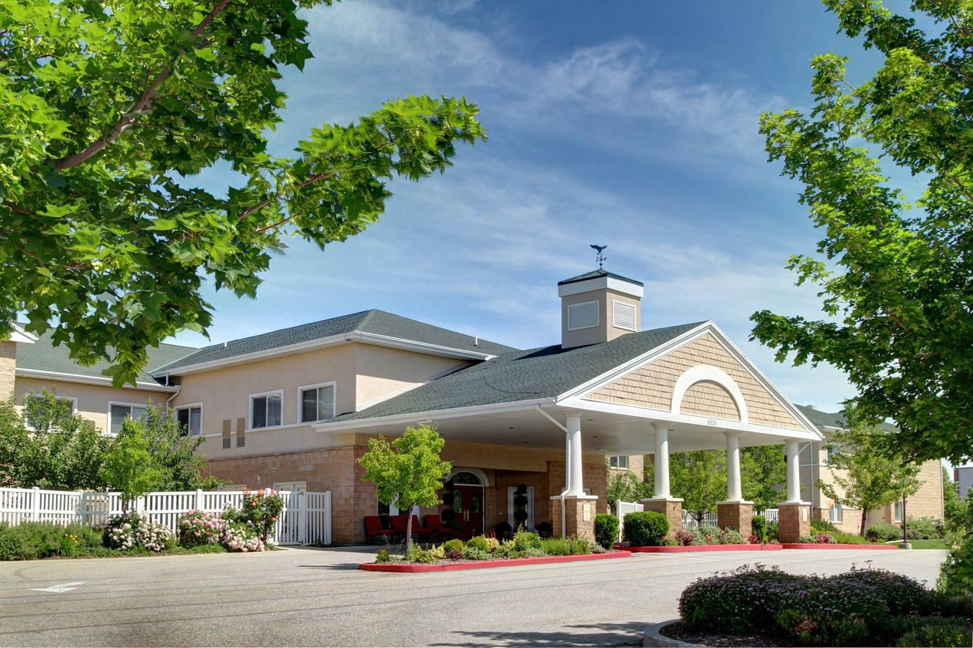 Exterior view of Legacy House Ogden with landscaping