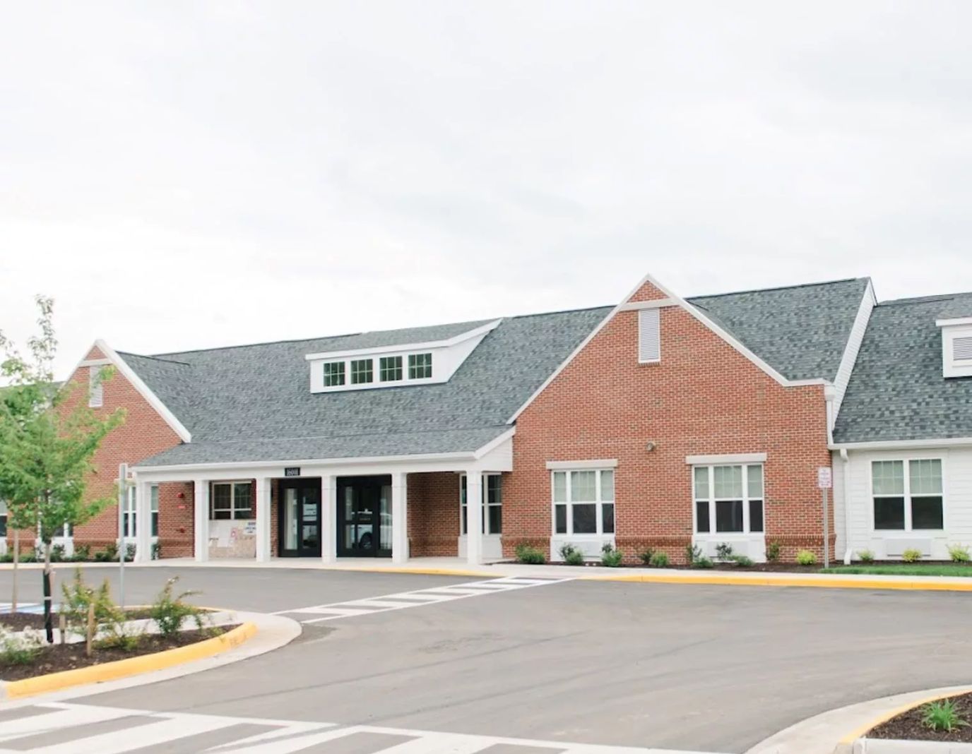 Exterior view of a senior living facility