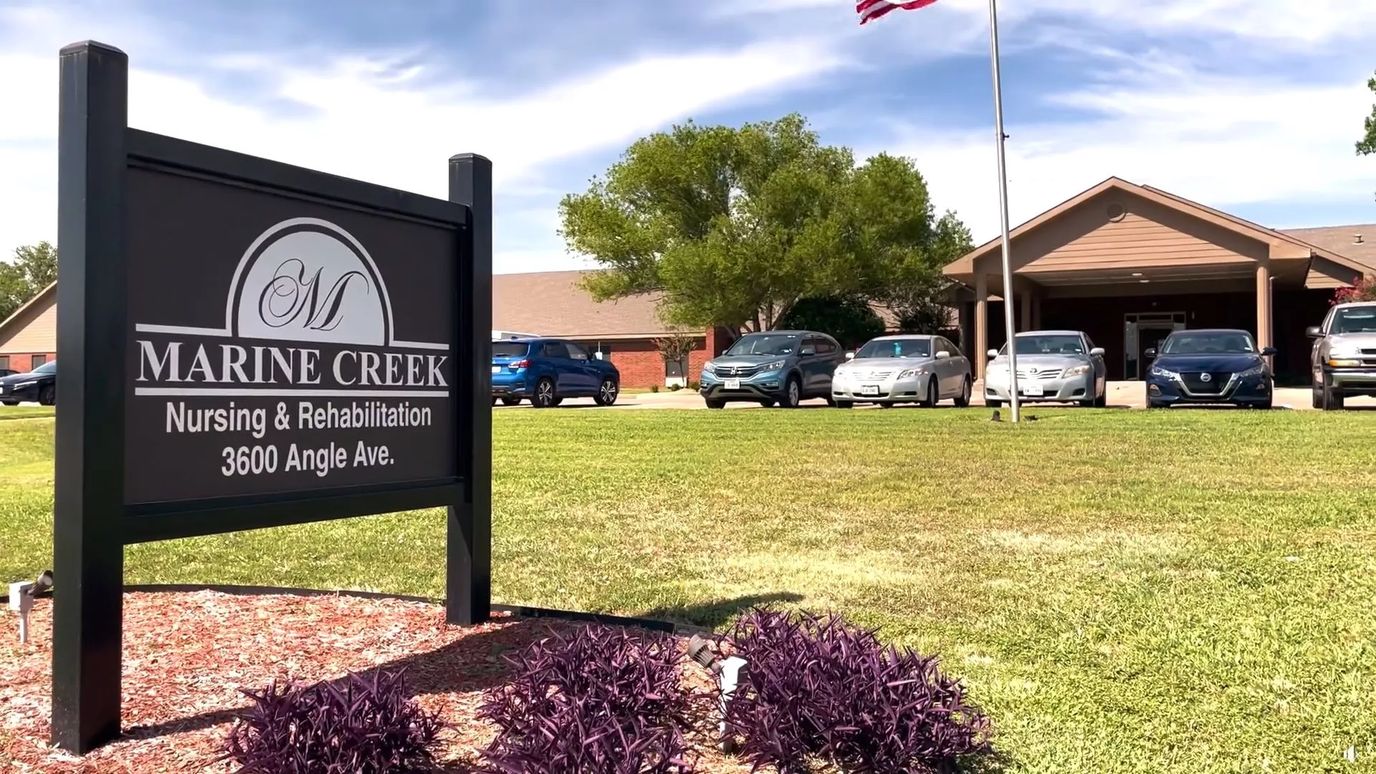 Exterior view of Marine Creek Nursing and Rehabilitation facility