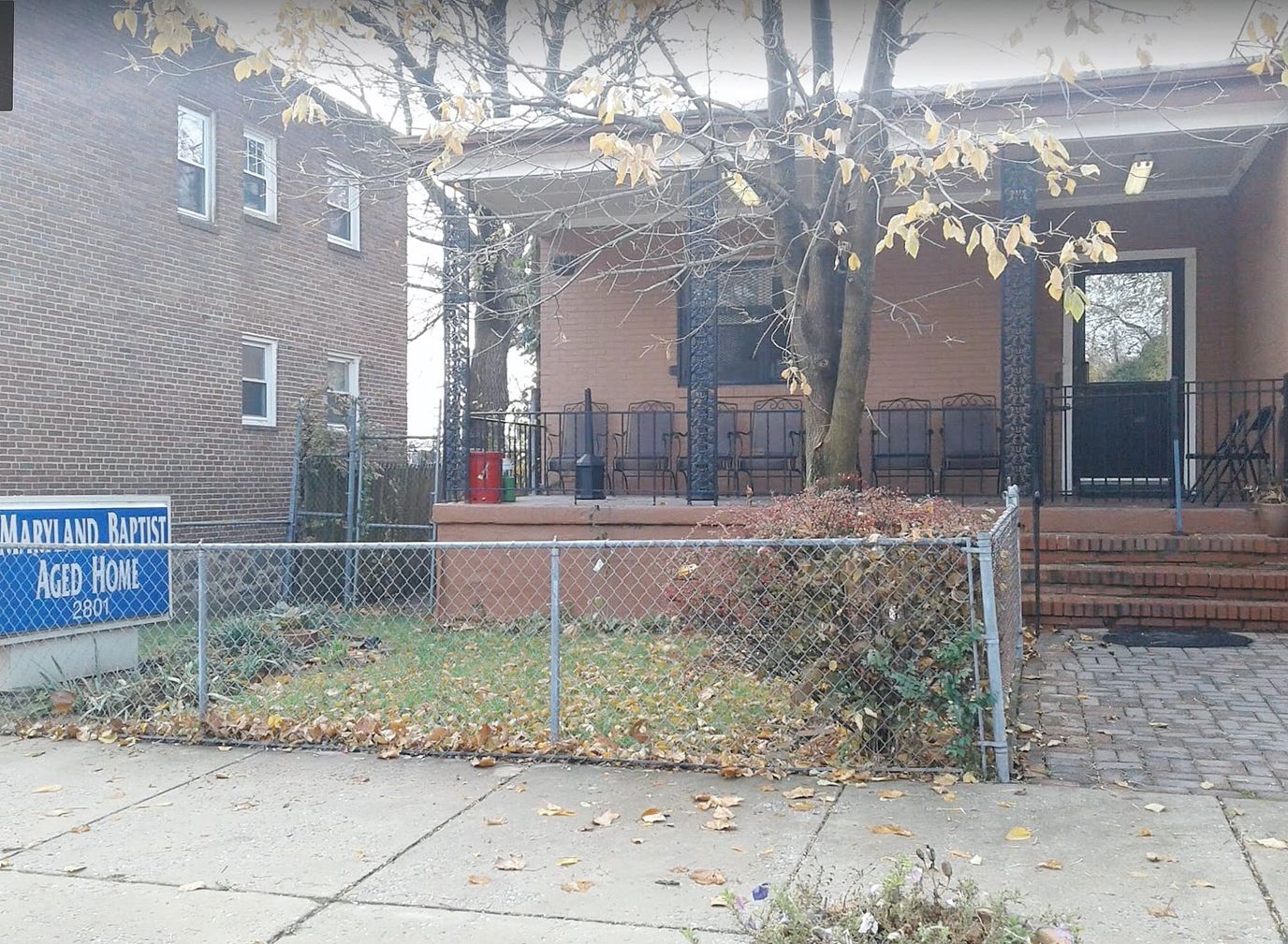 Exterior view of Maryland Baptist Aged Home