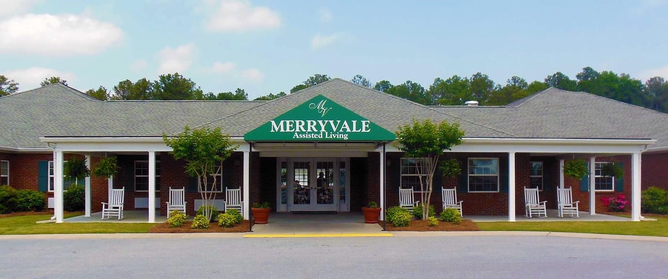 Front exterior view of Merryvale Assisted Living