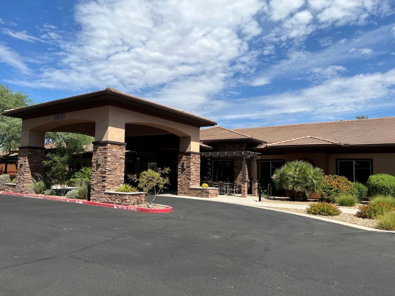 Exterior view of Mosaic Gardens Memory Care facility