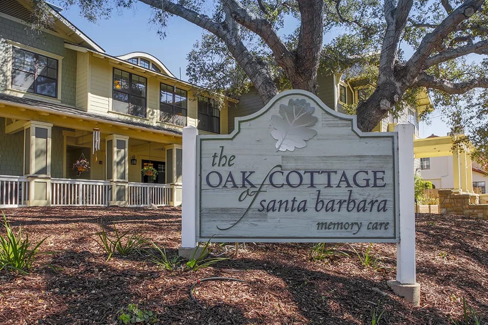 Exterior view of Oak Cottage memory care facility