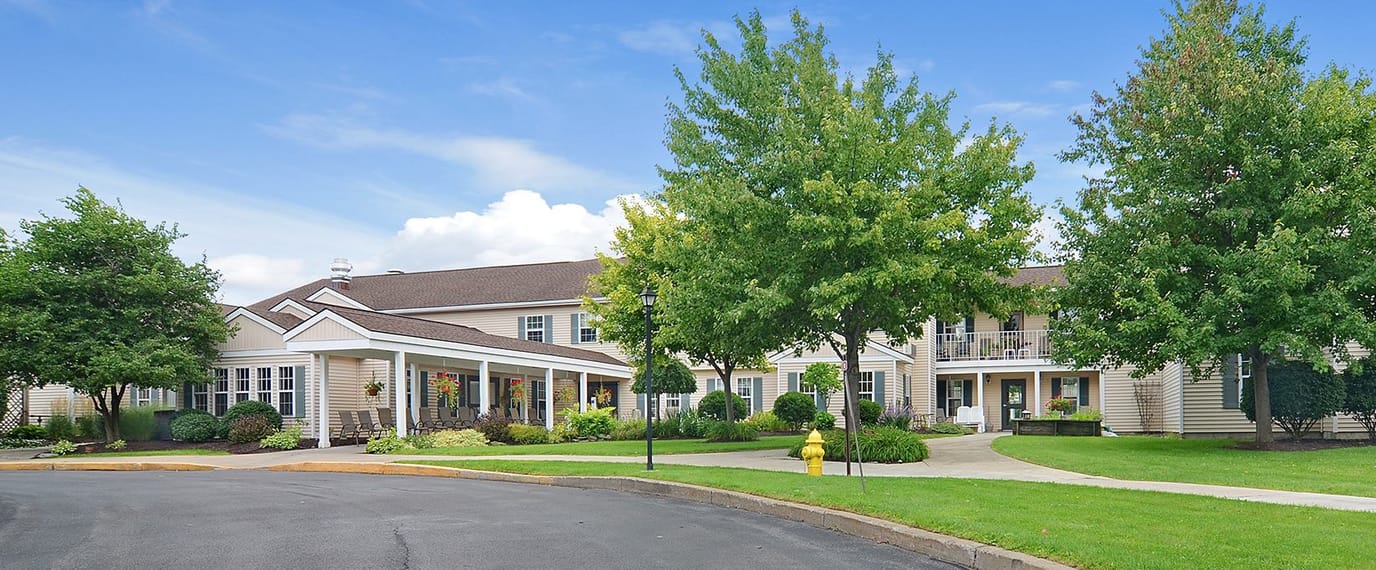 Exterior view of Peregrine Senior Living at Onondaga Hill