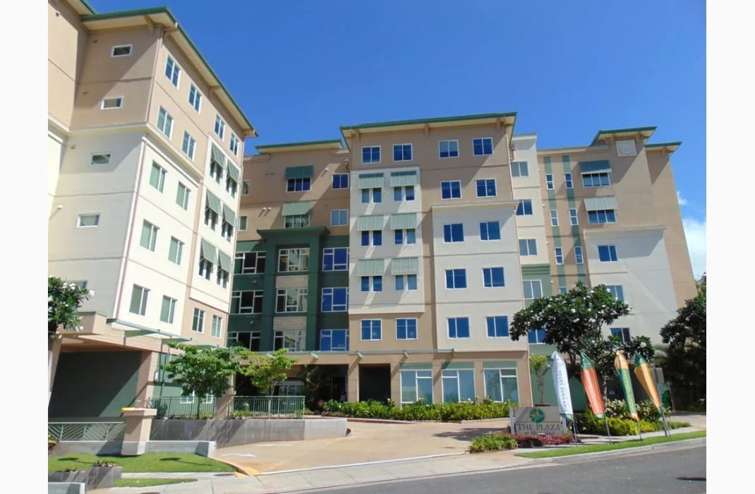 Exterior view of The Plaza at Moanalua building