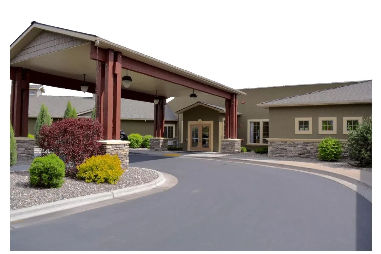 Front entrance of a rehabilitation and care center