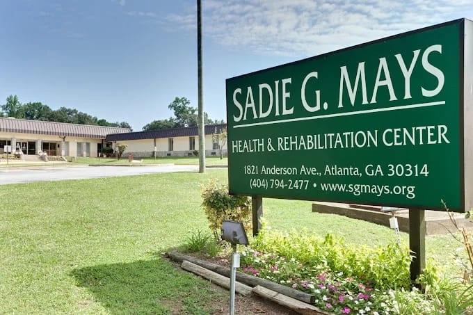 Exterior view of Sadie G. Mays Health & Rehabilitation Center