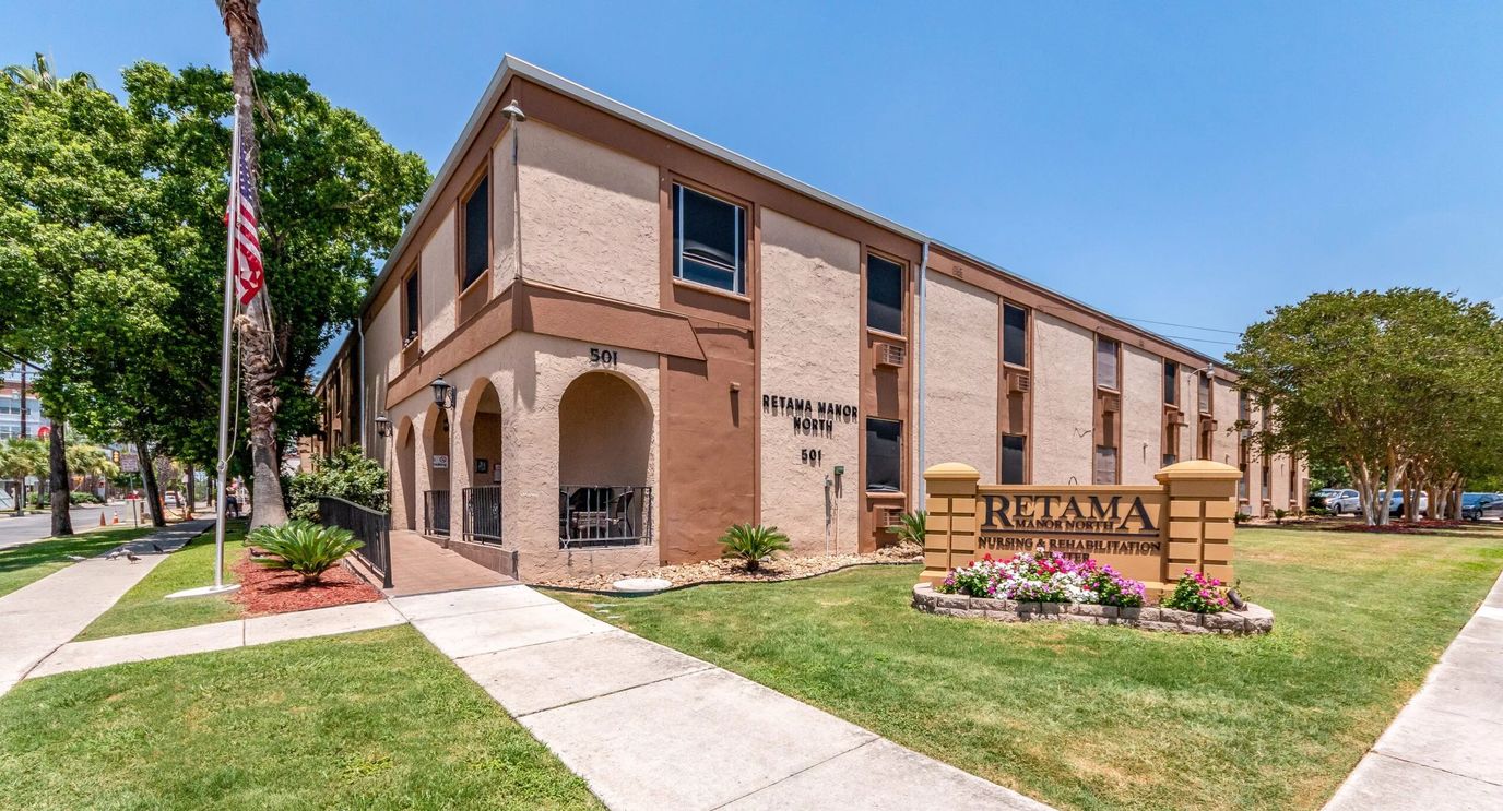 Exterior view of Retama Nursing and Rehabilitation facility