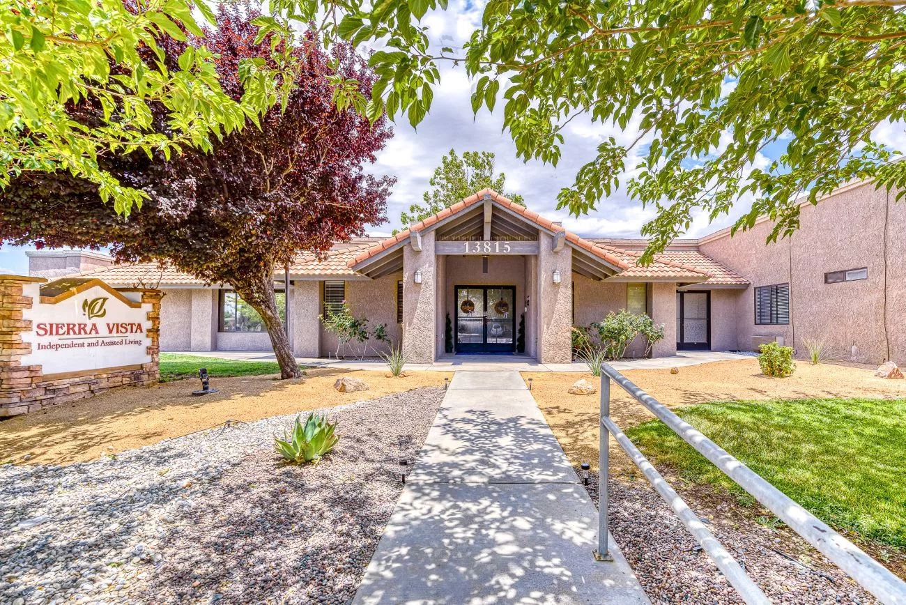 Exterior view of Sierra Vista Independent and Assisted Living facility