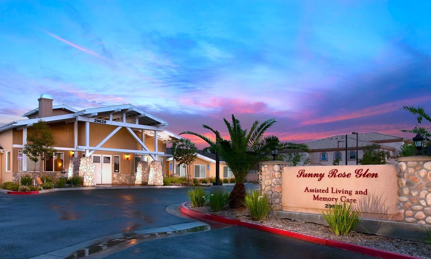 Exterior view of Sunny Rose Glen assisted living facility