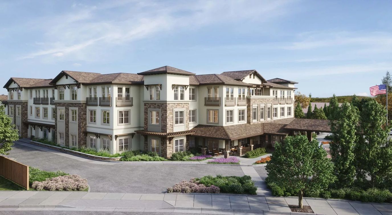 Exterior view of Sunrise of Cupertino facility