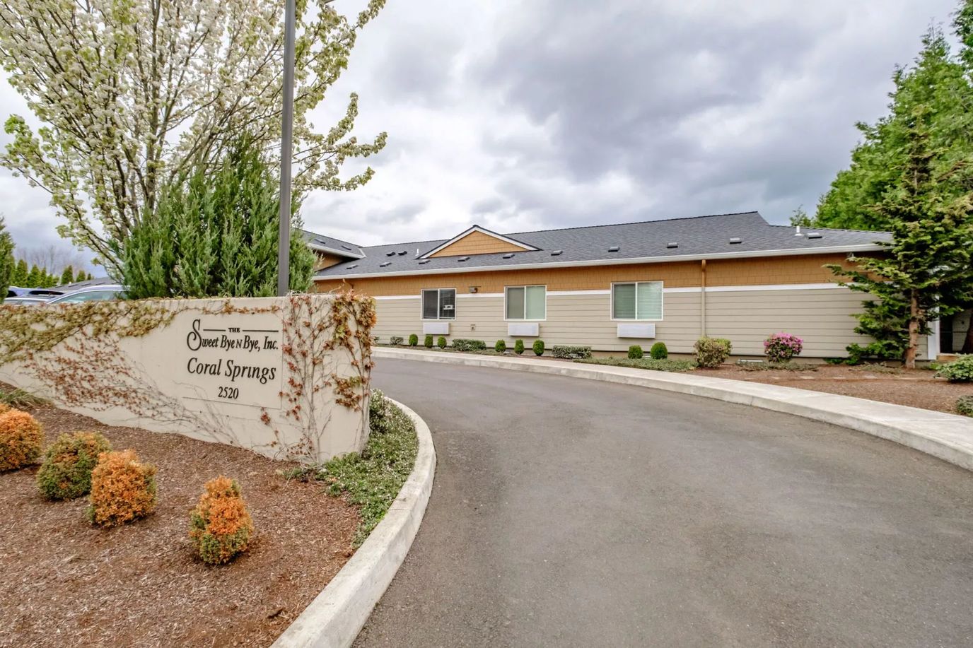 Exterior view of Sweet Bye N Bye Memory Care facility