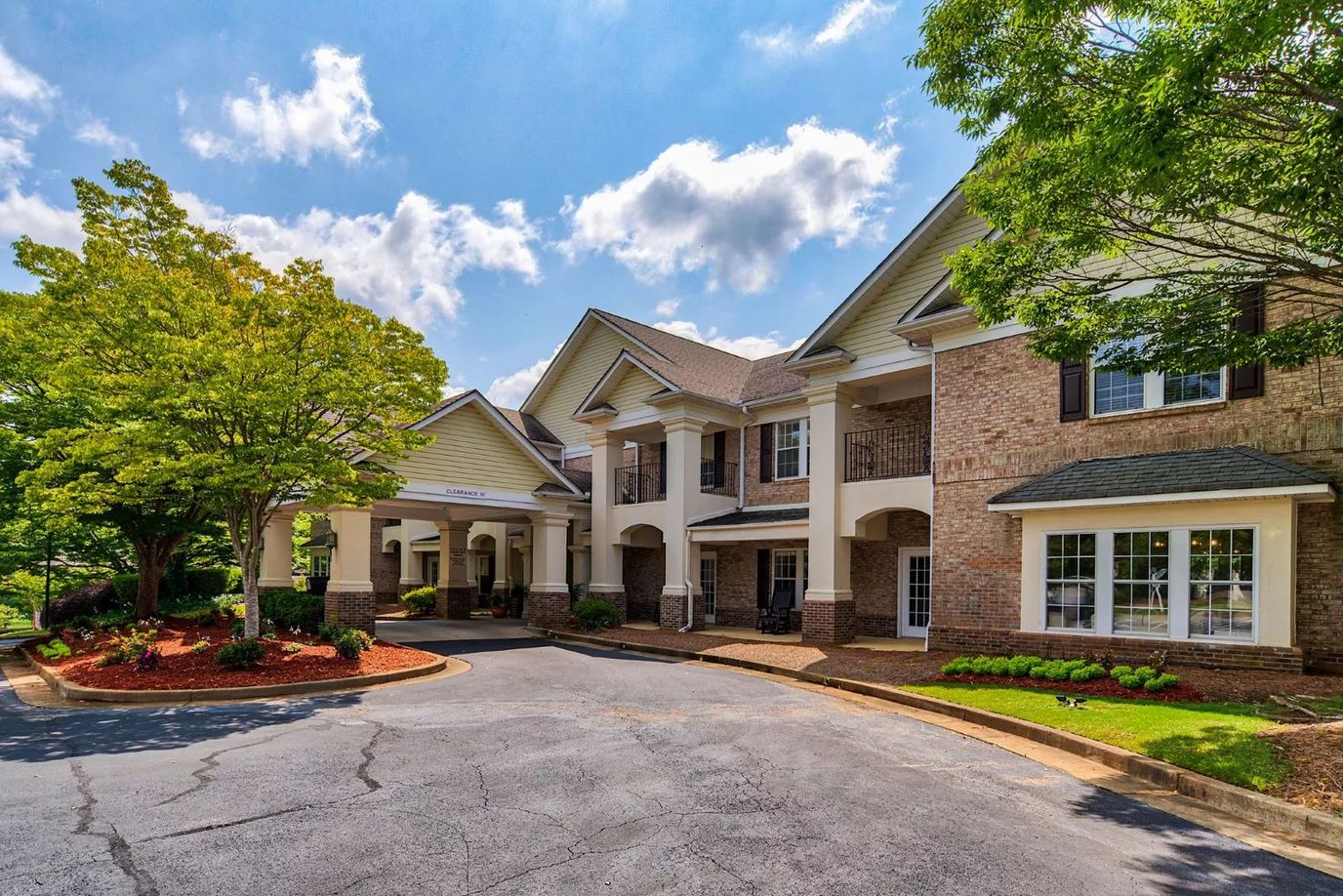Exterior view of TerraBella Roswell with landscaping