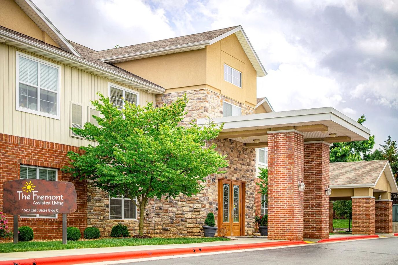 Front entrance of The Fremont Assisted Living facility