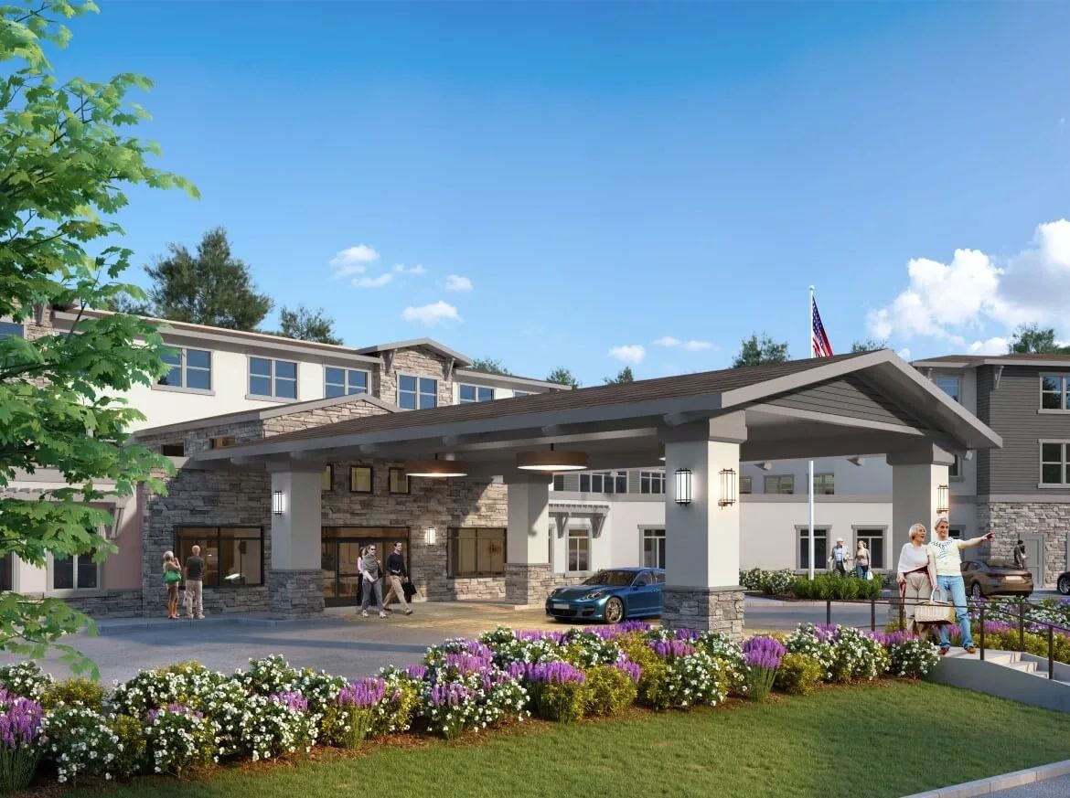 Exterior view of The Grove at Los Gatos entrance