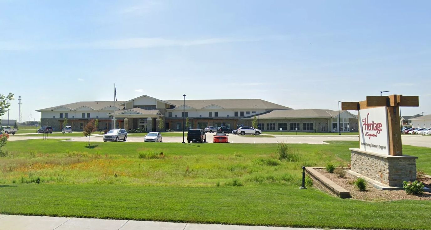 Exterior view of The Heritage at Sagewood building