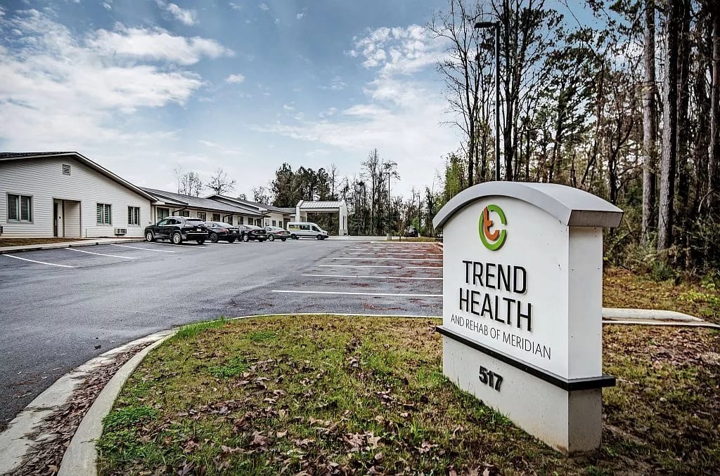 Exterior view of Trend Health and Rehab of Meridian