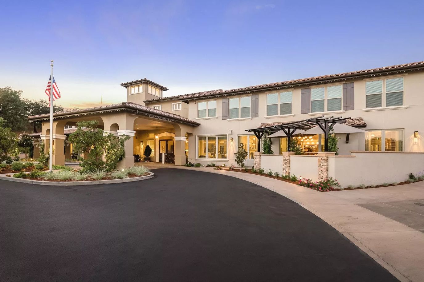 Exterior view of the Villa Capri nursing home building