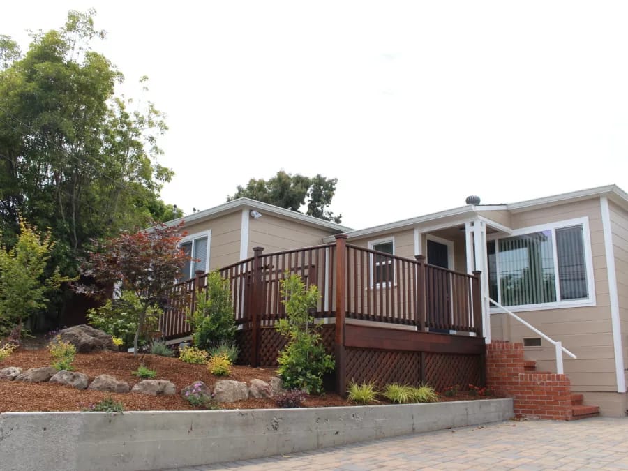 Exterior view of a residential assisted living facility