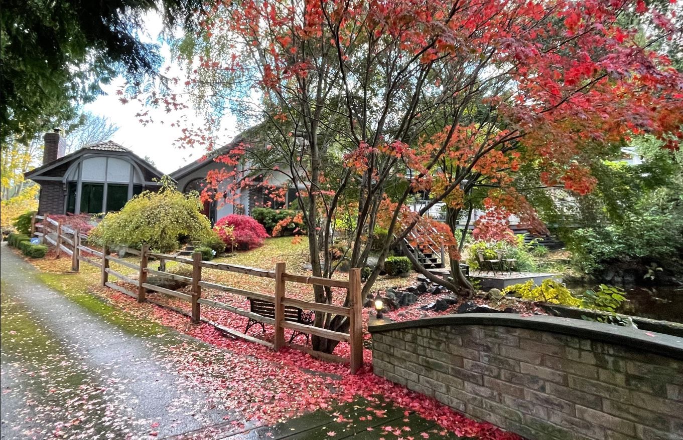 Beautiful autumn view of the facility's landscaping