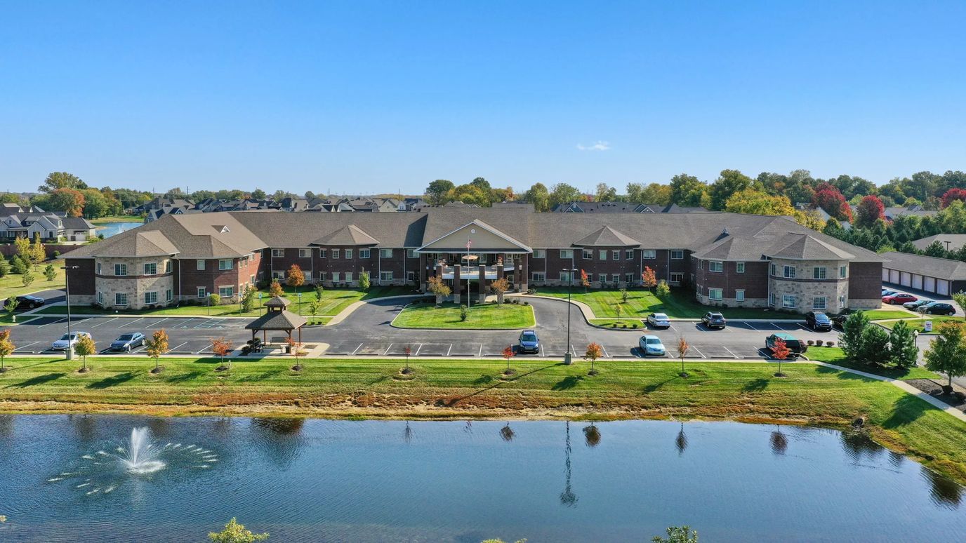 Aerial view of Magnolia Springs Bridgewater facility.