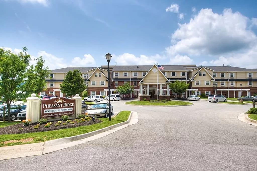 Exterior view of Pheasant Ridge Nursing and Rehab Center