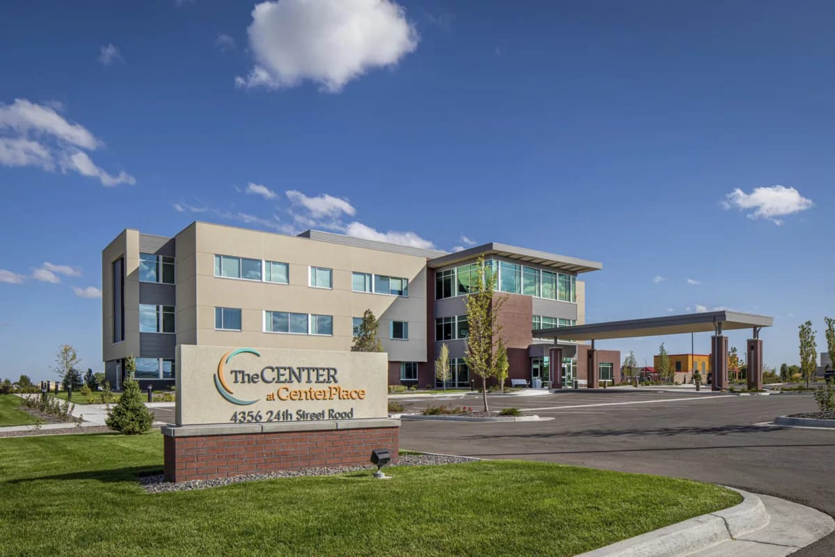 Exterior view of The Center at CenterPlace building