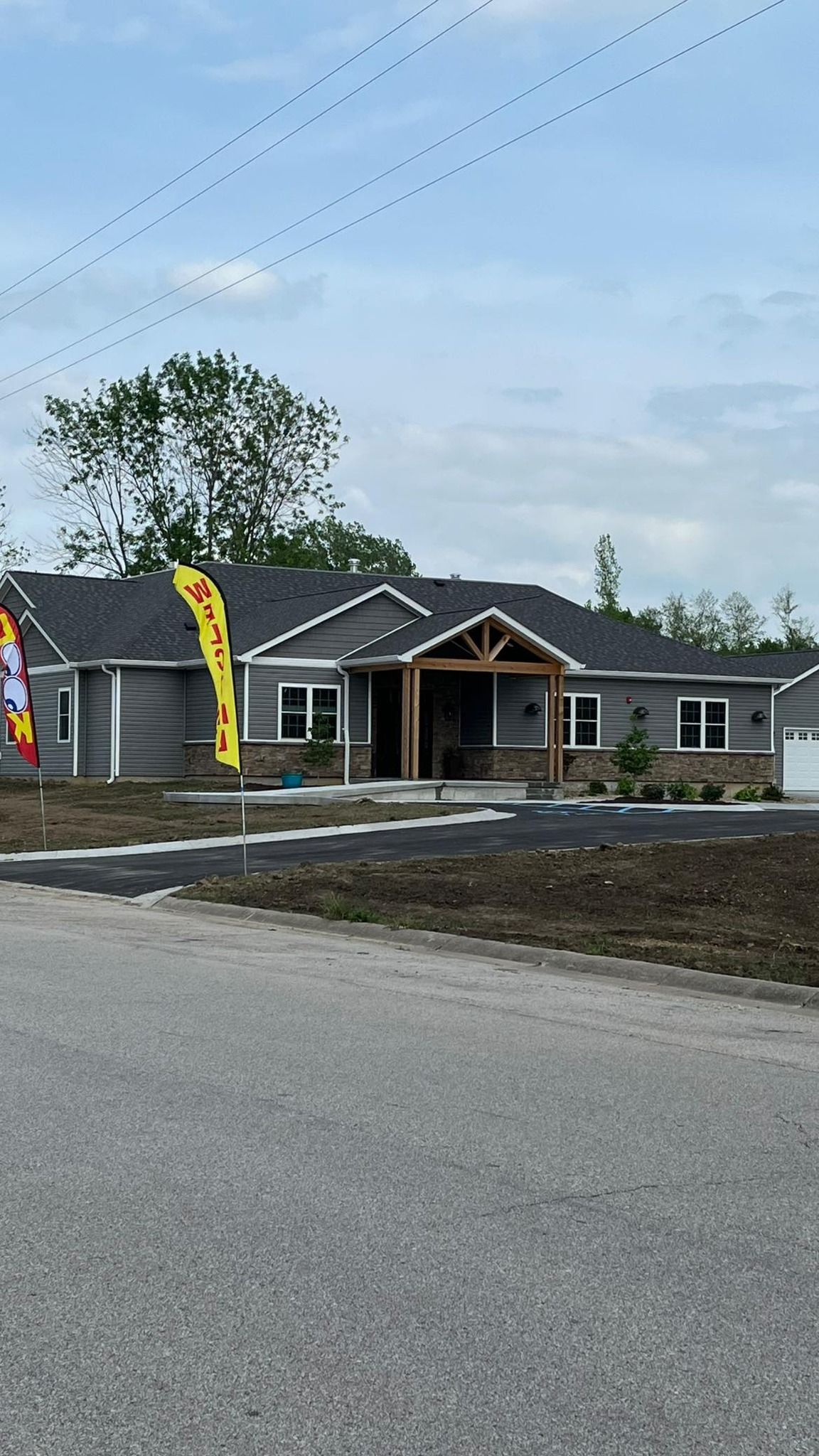 Exterior view of the Aspen Valley Senior Homes building