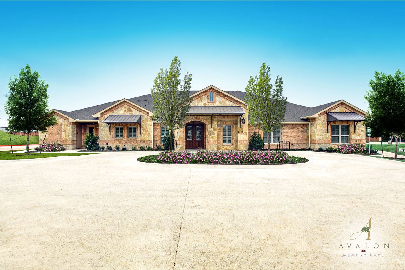 Exterior view of Avalon Memory Care facility