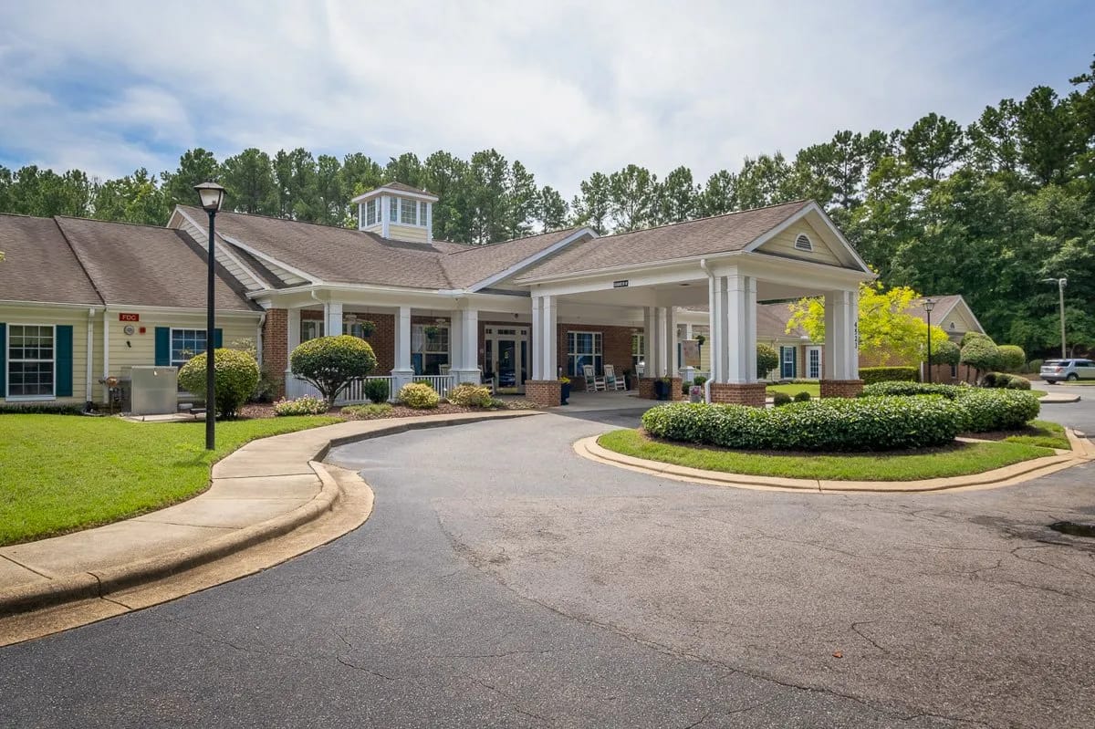 Exterior view of Carolina Reserve of Durham entrance