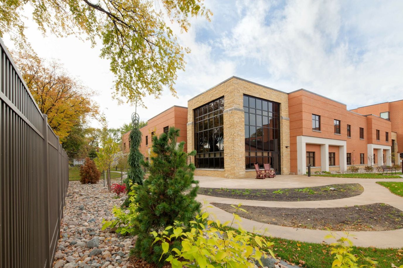 Exterior view of the assisted living facility