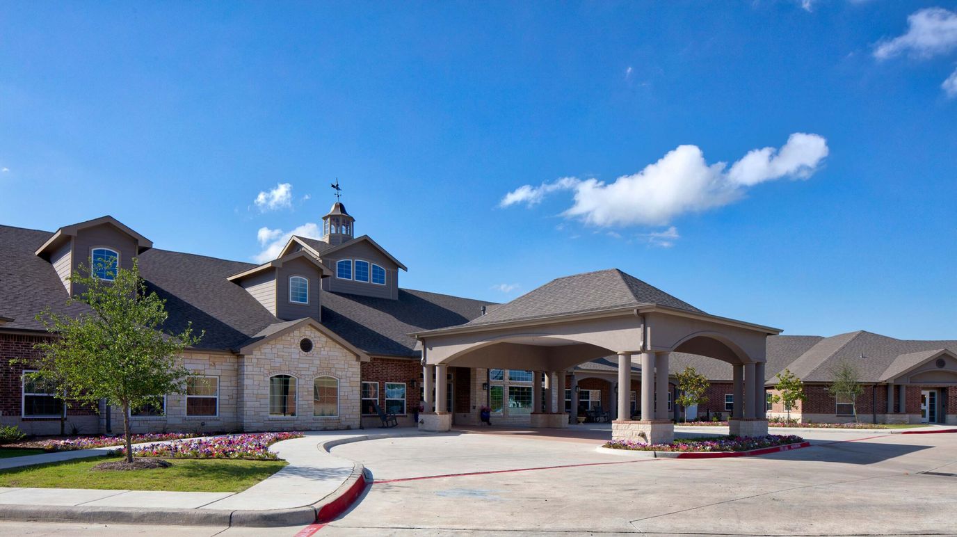 Exterior view of the Twin Rivers assisted living facility
