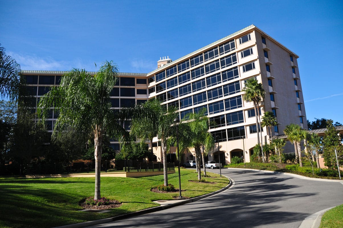 Exterior view of Westminster Winter Park facility