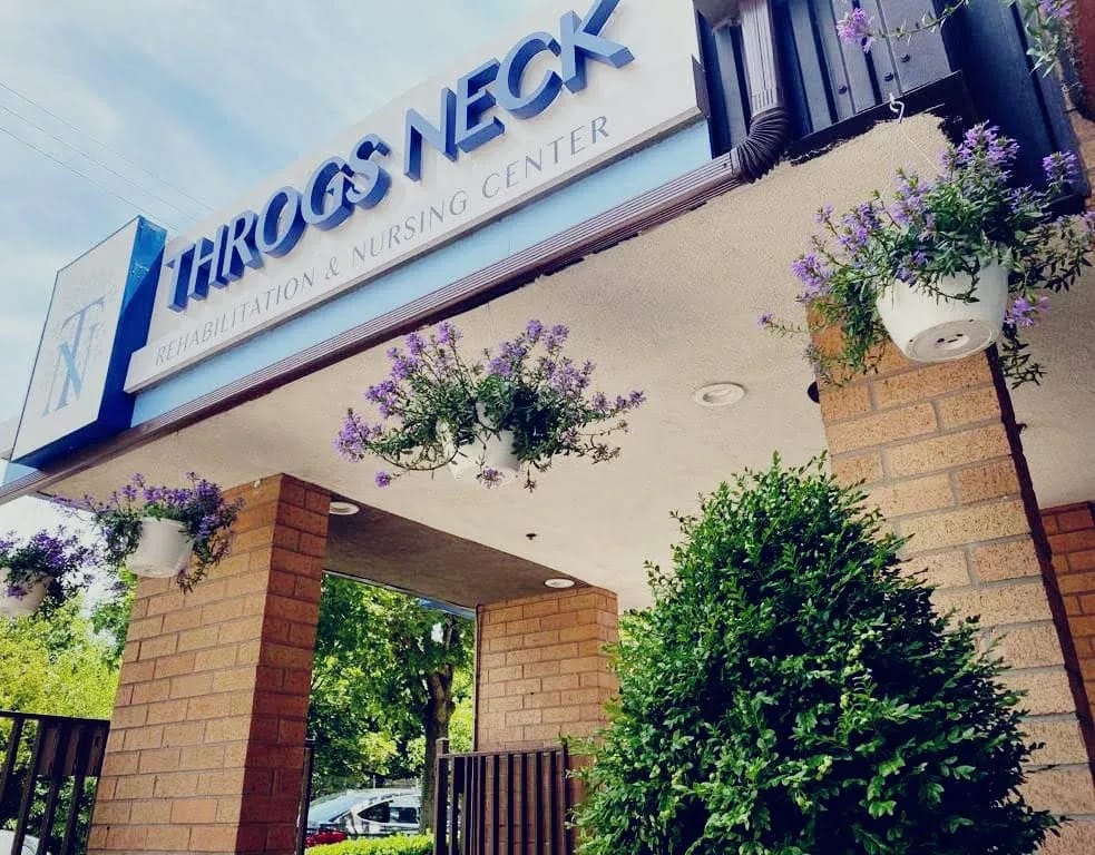 Entrance to Throgs Neck Rehabilitation & Nursing Center