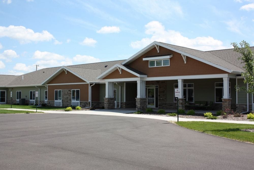 Exterior view of Amery Memory Care facility