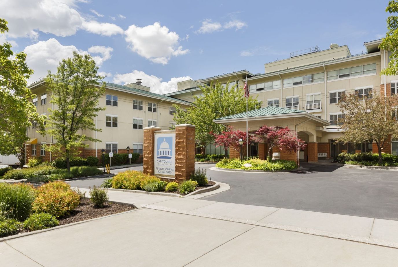 Exterior view of Capitol Hill Assisted Living facility