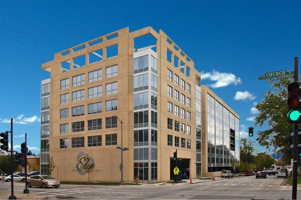 Exterior view of Eden Supportive Living facility