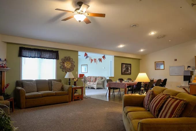 Cozy common area with comfortable seating