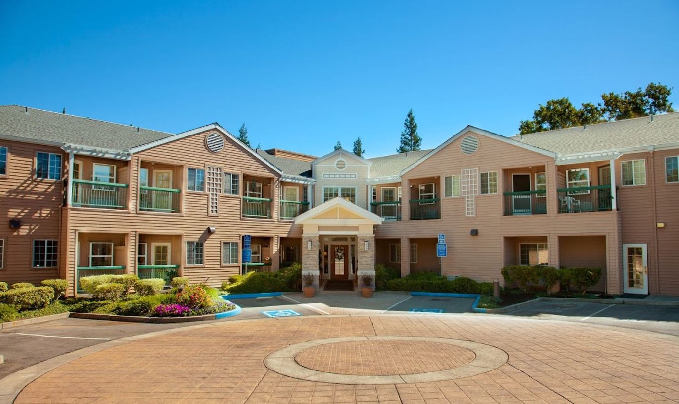 Exterior view of Tiffany Court assisted living facility