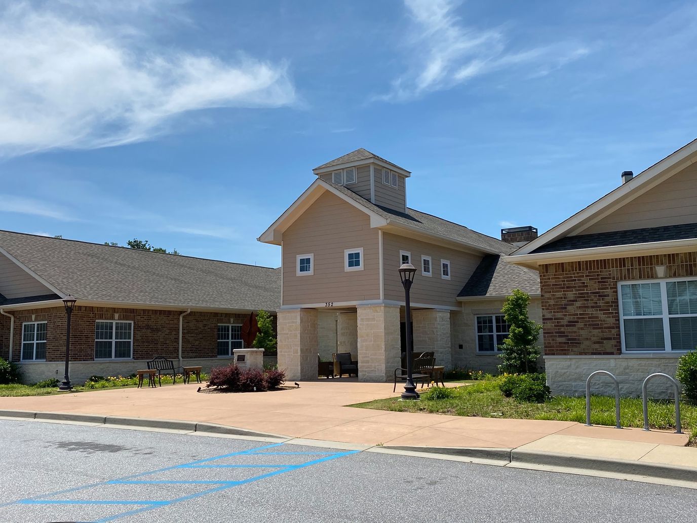 Exterior view of Hilltop of Greenville Memory Care facility