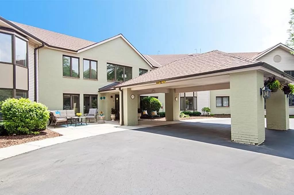 Exterior view of the LakeHouse Menomonee entrance