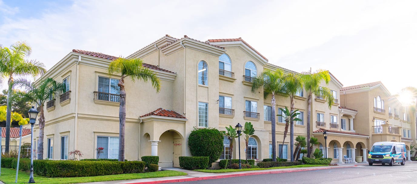 Front exterior view of Bayshire Carlsbad facility