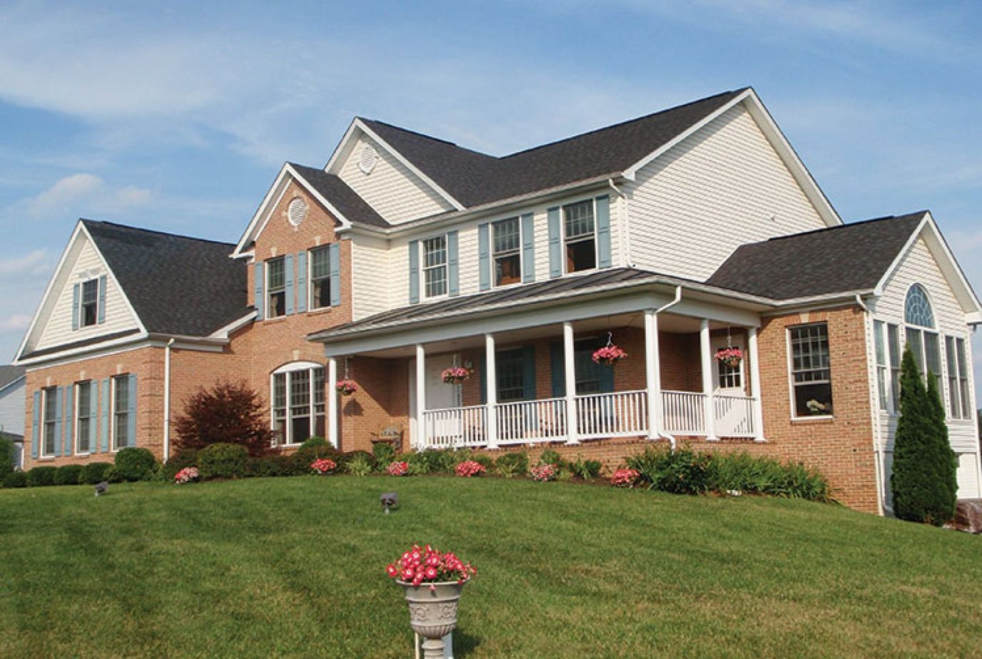 Exterior view of a two-story senior living facility