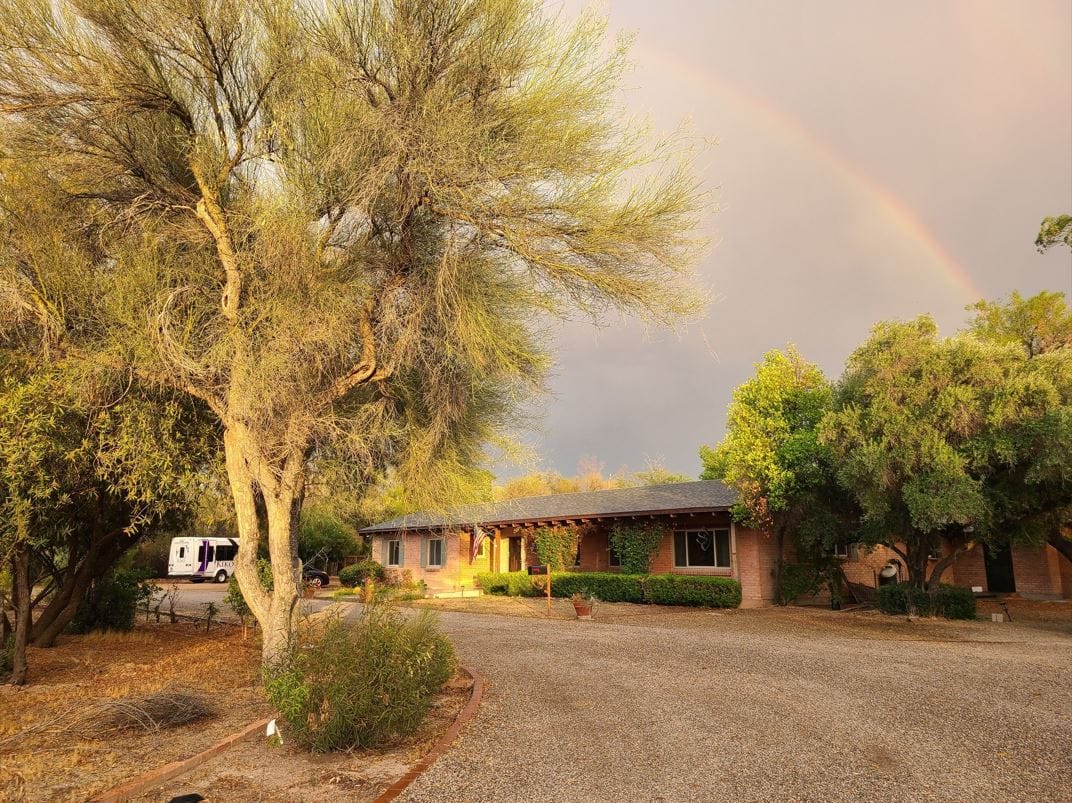 Outdoor view of Kiko's Ranch Assisted Living Home