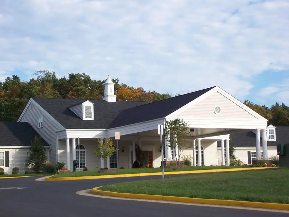 Exterior view of a senior living facility