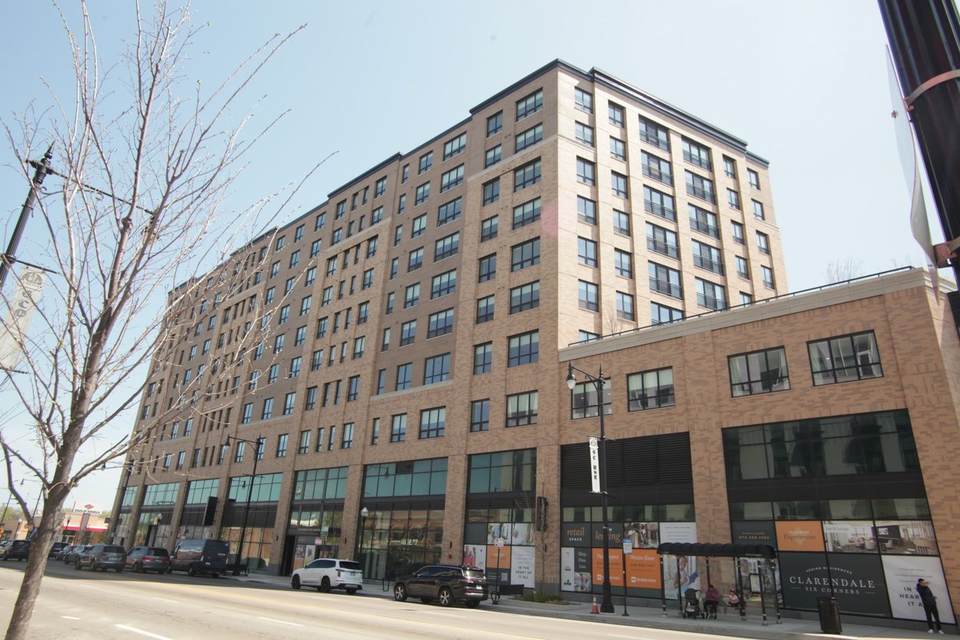 Exterior view of Clarendale Six Corners building