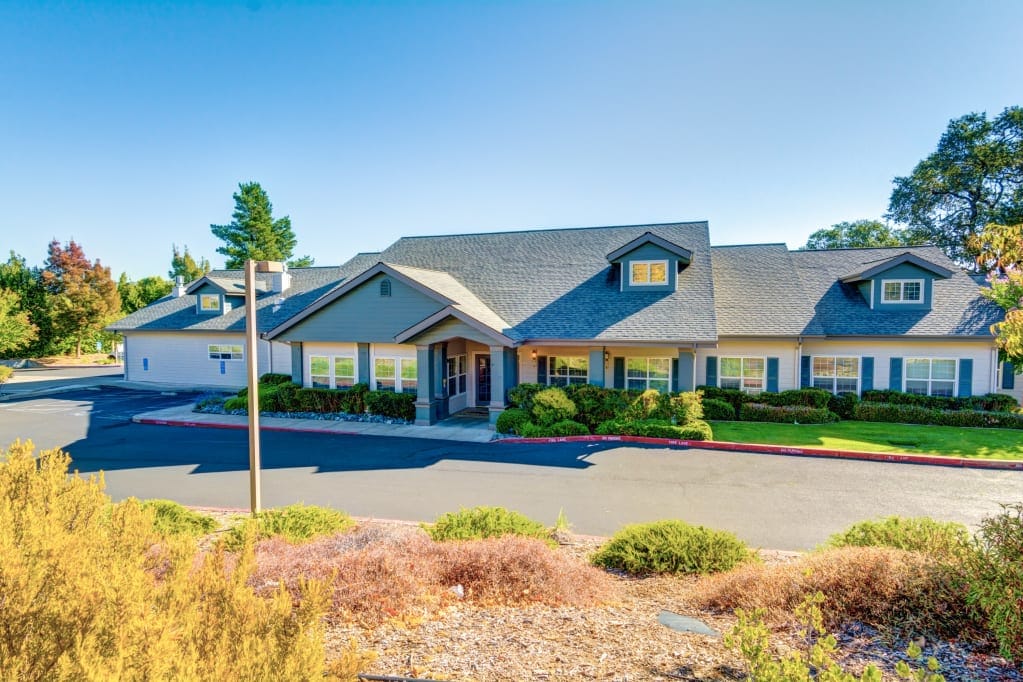Exterior view of the Mountain View Assisted Living facility